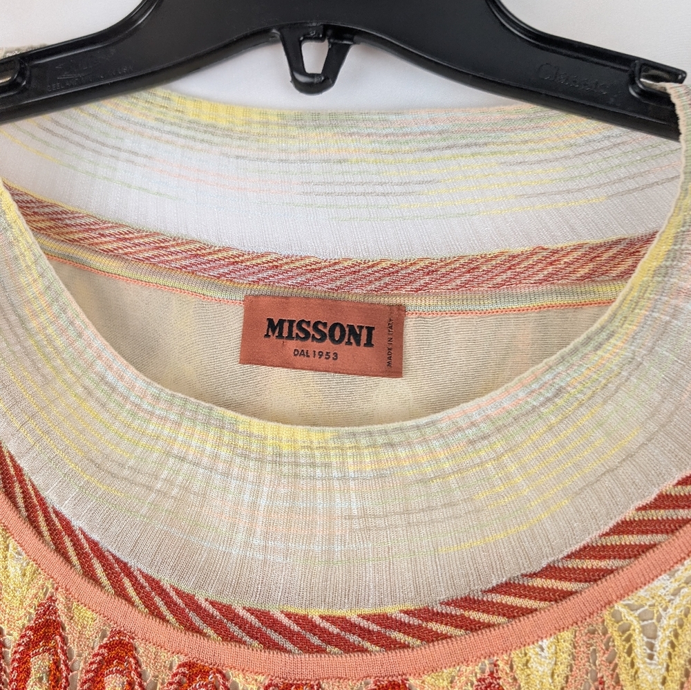 Missoni Knit Dress Size 10(46) In EUC - Picture 5 of 16